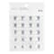 12 Packs: 20 ct. (240 total) 16mm Clear Rhinestone Stickers by Recollections™